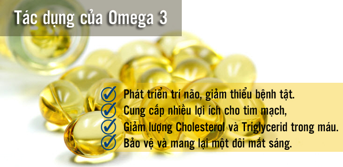 Công dụng của dầu cá Omega 3?
