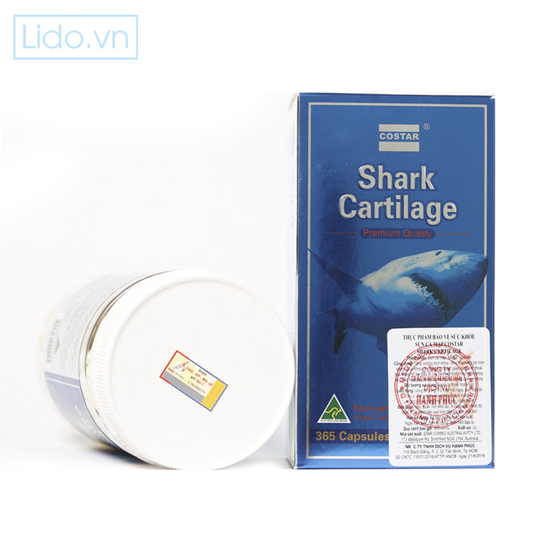 Viên uống Sụn Vi Cá Mập Blue Shark Cartilage 750mg Úc