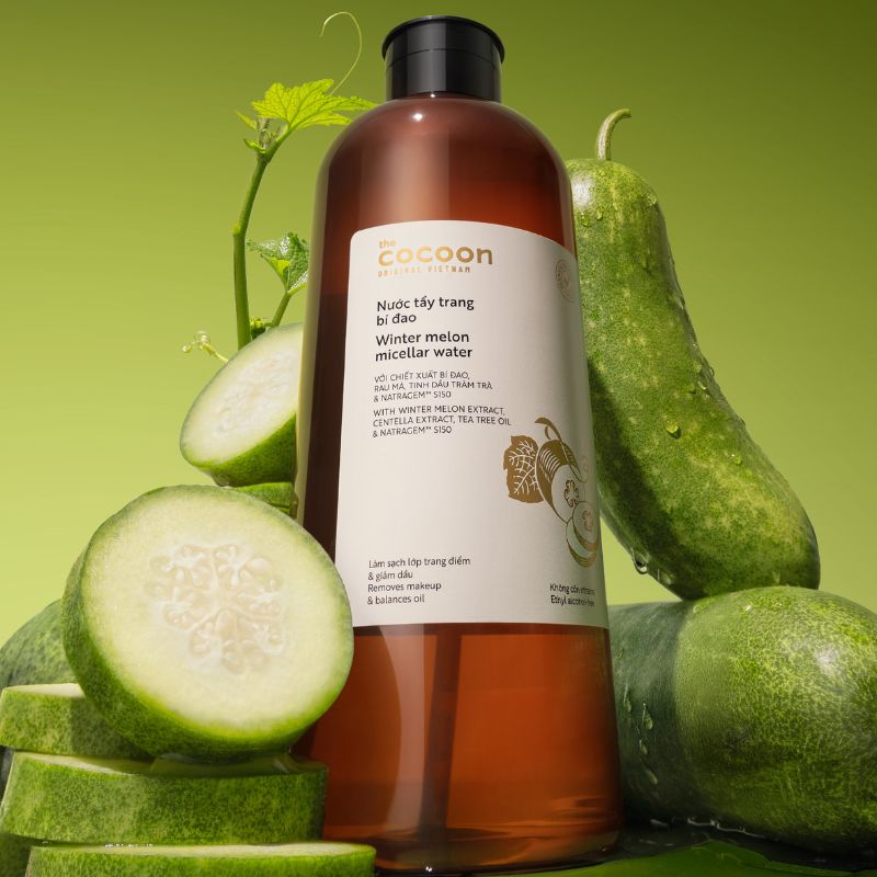 nuoc tay trang bi dao cocoon 1000ml