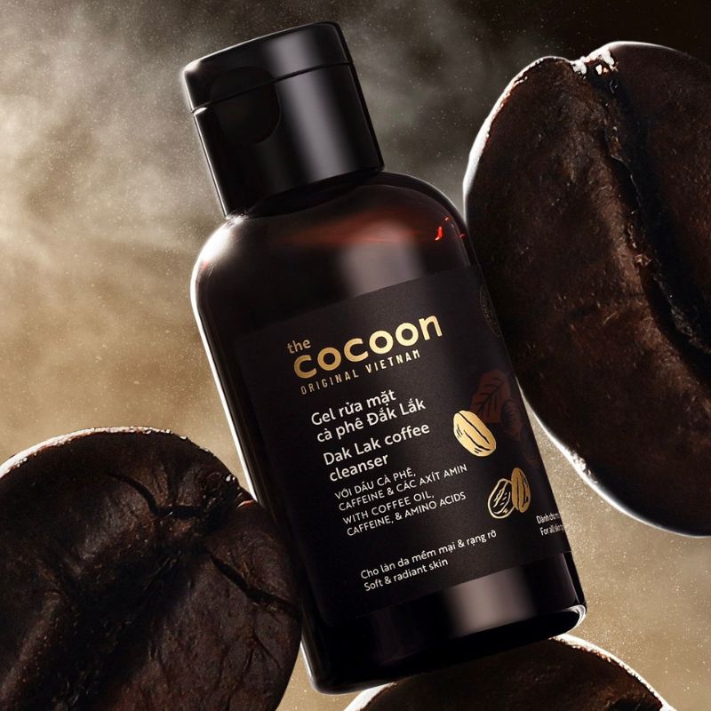 gel rua mat ca phe daklak cocoon 