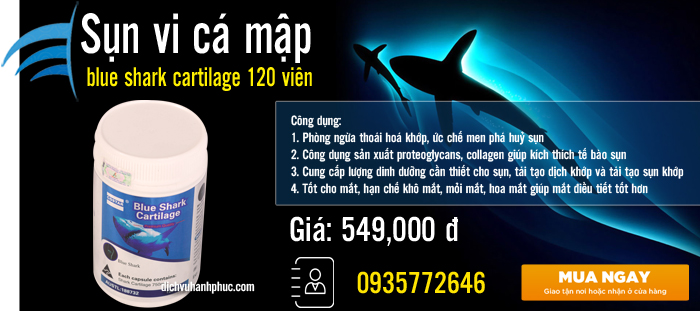 sun vi ca map shark cartilage costar 750mg