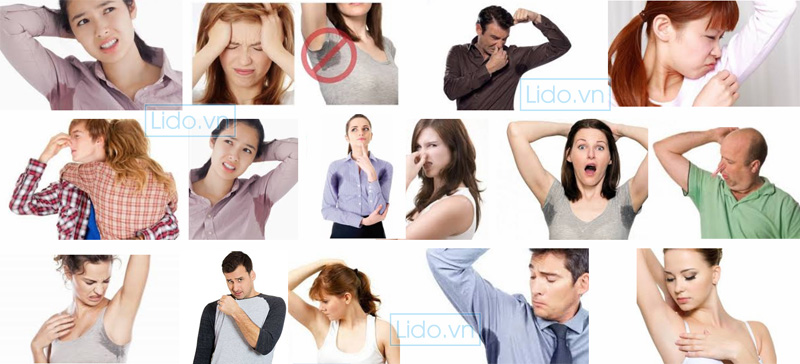 mồ hôi nách, mùi hôi khó chịu mồ hôi nách, mùi hôi khó chịu