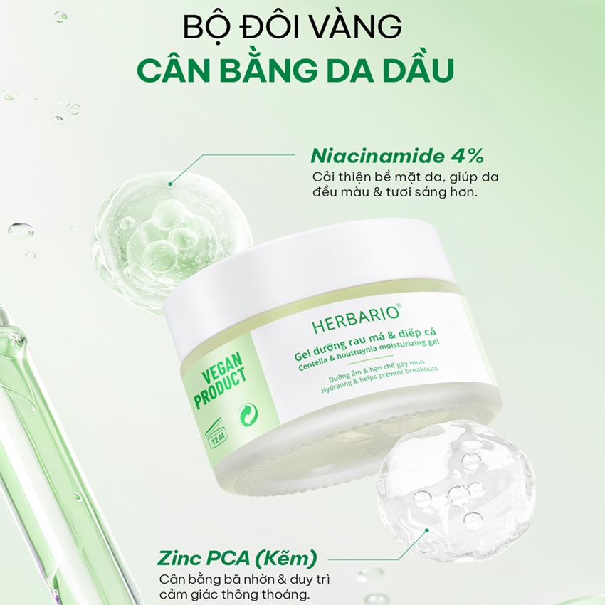 gel duong rau ma diep ca herbario