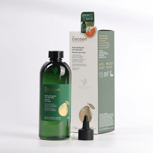 BIGSIZE - BẢN CẢI TIẾN - Nước dưỡng tóc tinh dầu bưởi (pomelo hair tonic) Cocoon giúp giảm gãy rụng & làm mềm tóc 310ml