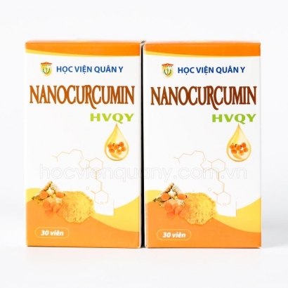 Combo 2 hộp viên uống Nano Curcumin Học Viện Quân Y