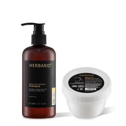 Bộ dầu gội Herbario 300ml + Kem ủ tóc Herbario 200ml