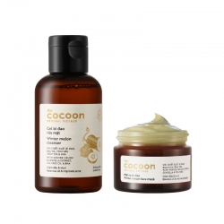 Combo Gel bí đao rửa mặt Cocoon 140ml + Mặt nạ bí đao Cocoon 30ml thuần chay
