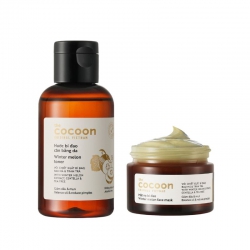 Combo Toner nước bí đao cân bằng da Cocoon 140ml + Mặt nạ bí đao Cocoon 30ml thuần chay