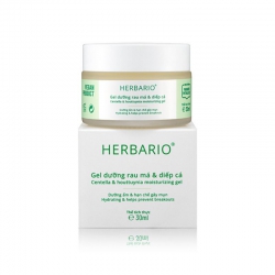 Gel dưỡng rau má & diếp cá Herbario 30ml thuần chay