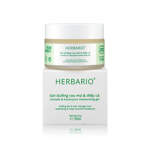 Gel dưỡng rau má & diếp cá Herbario 30ml thuần chay