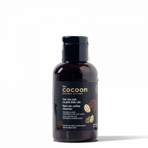 Gel rửa mặt cà phê Đắk Lắk Cocoon cho làn da tươi mới và rạng rỡ 140ml thuần chay