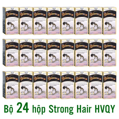 Liệu trình 6 tháng 24 hộp viên Strong Hair Học Viện Quân Y