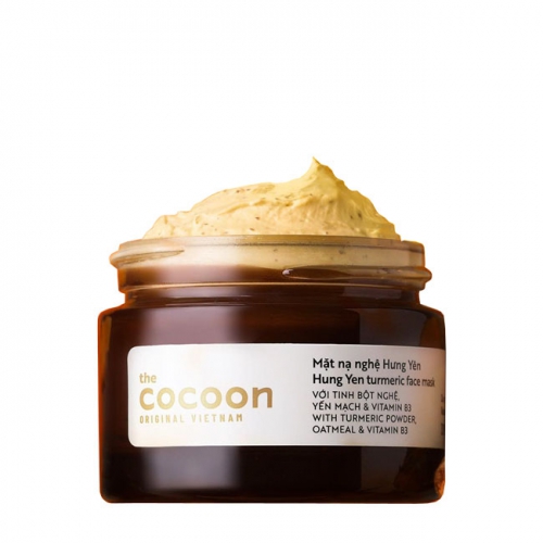 Mặt nạ nghệ Hưng Yên cocoon 30ml (Turmeric face mask) đều màu, giảm thâm