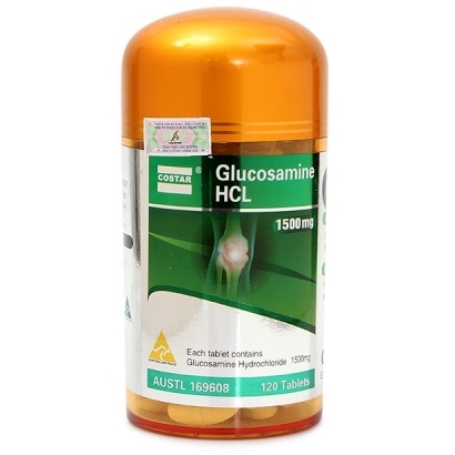 Viên uống hỗ trợ xương khớp Costar Glucosamine HCL 1500mg (120 viên)